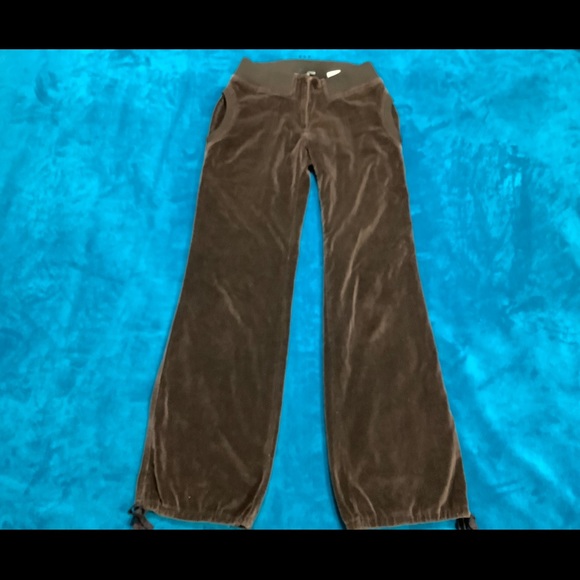 H&M velour elastic waist drawstring ankles sweats - Picture 1 of 7